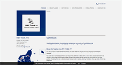 Desktop Screenshot of nvtruck.dk