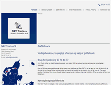 Tablet Screenshot of nvtruck.dk